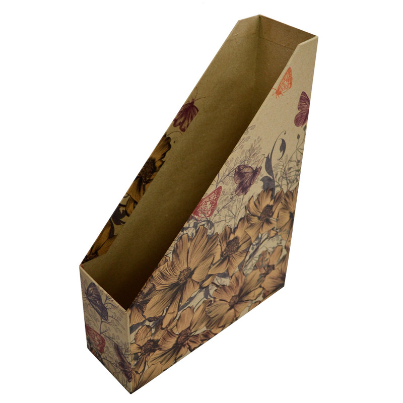 Лоток вертикальний ITEM, серія ECO, картон, 80 мм, Квіти